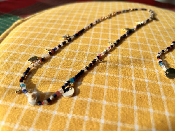 Collier + Bracelet - Or et pierres - 42cm/18.5cm – Image 6