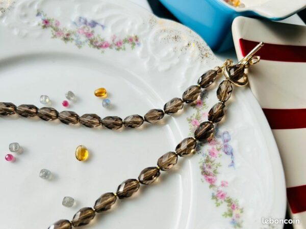 Collier - THE BEEJOUX - quartz fumé – Image 4